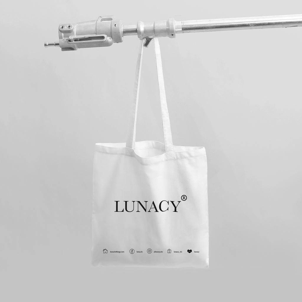 Túi tote canvas màu trắng LUNACY