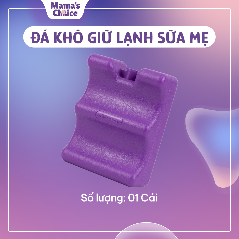 Đá Khô Bảo Quản Sữa Mamas Choice, Giữ Lạnh Sữa Mẹ Lên Đến 14 Tiếng, Chất Liệu Gel Y Tế Cao Cấp, Độ Bền Cao Từ 4 - 5 Năm - 1 Đá