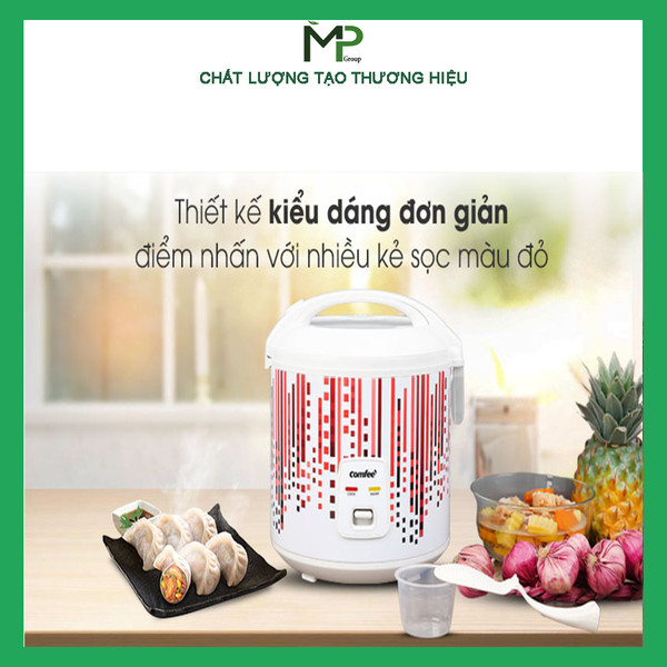 Nồi cơm điện nắp gài Comfee 1.8 lít CR-CM1820D - Hàng chính hãng