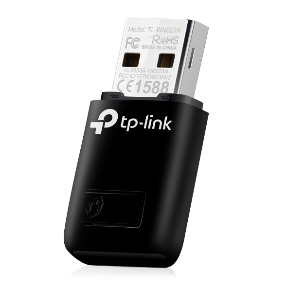 USB thu sóng WIFI Mini nhỏ gọn Chuẩn N 300Mbps TP-Link TL-WN823N - Hàng Chính Hãng