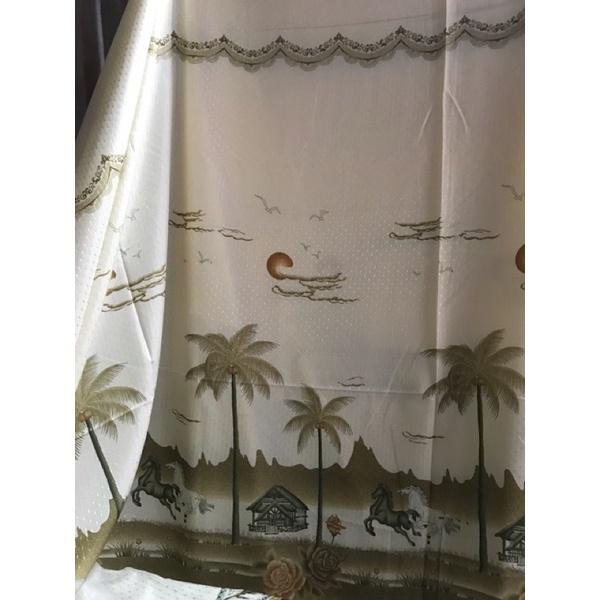 Rido gấm sao cánh đồng ngựa 4 ngang cao 2m2