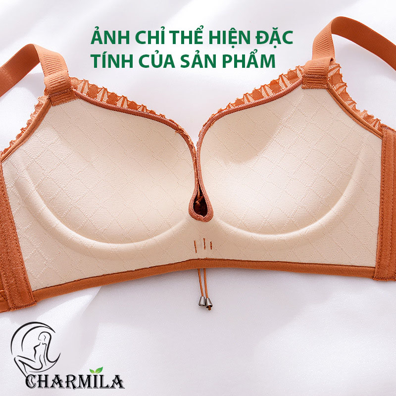 Áo ngực nữ Charmila viền ren không gọng phong cách sang trọng AN02