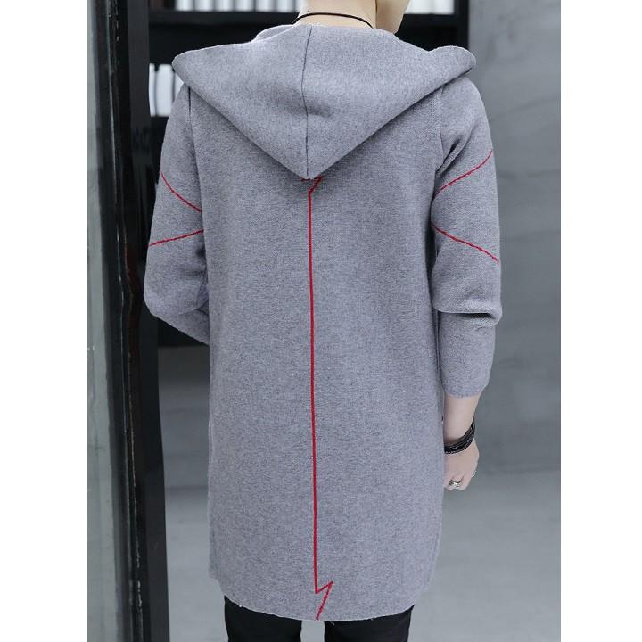 Áo khoác len - Áo khoác cardigan, Style Korea dáng dài
