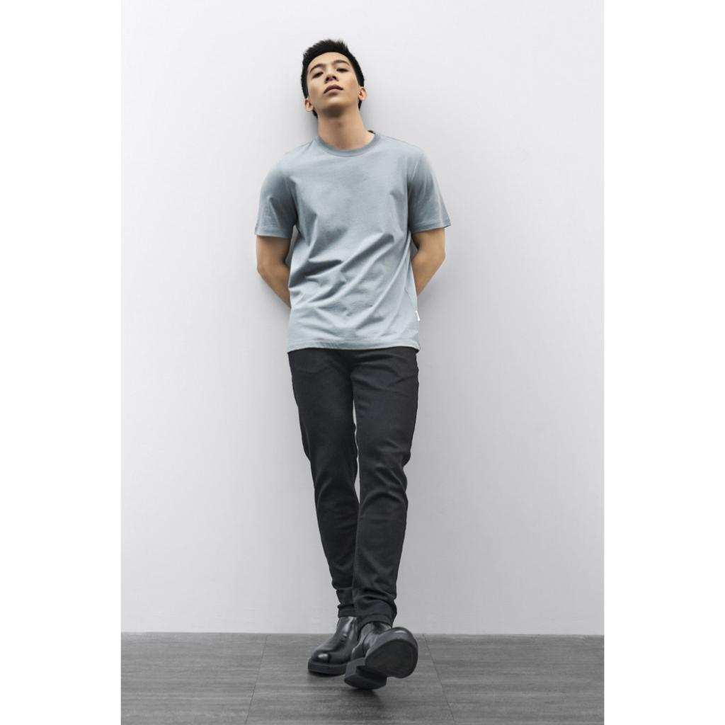 Áo Thun Tay Ngắn Nam Cổ Tròn Cotton Organic Form Fitted - 10S23TSS003C | LASTORE MENSWEAR