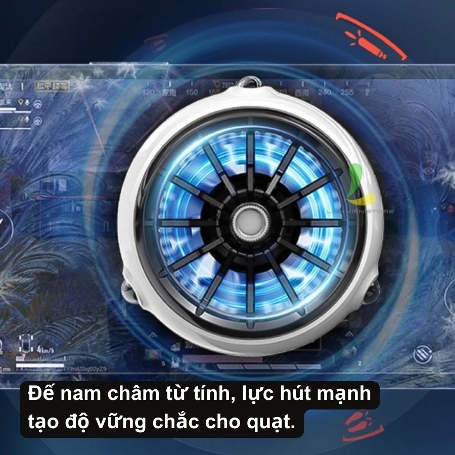 Quạt tản nhiệt điện thoại Memo CX03 sò lạnh từ tính - Quạt hạ nhiệt CX-03 không dây có led RGB hỗ trợ sạc nhanh - Hàng nhập khẩu