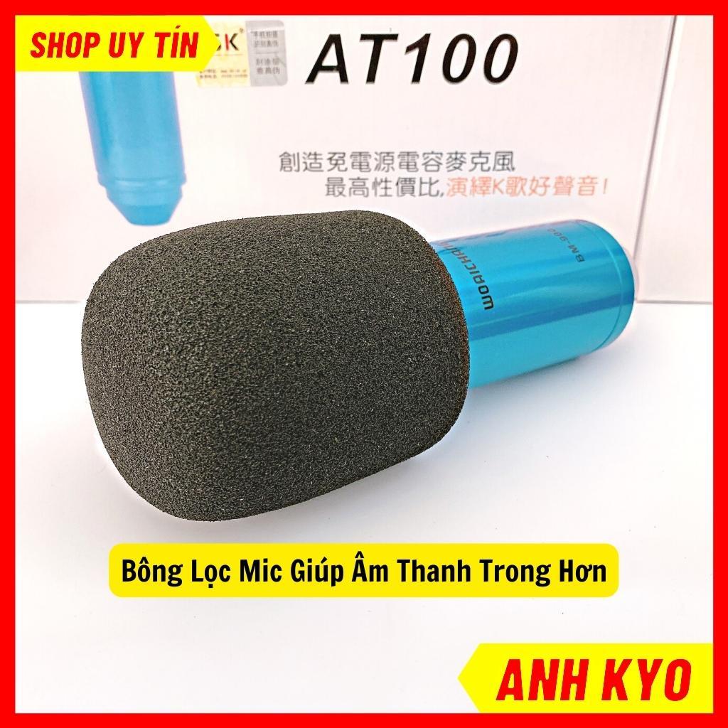 Mút Bọc Đầu Micro, Bông Lọc Gió, Màng Mút Lọc Âm cho Mic Thu Âm