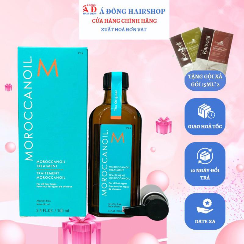 [+ Gội xả gói Karseell 15ml] Tinh dầu dưỡng tóc Moroccanoil Treatment Original 100ML