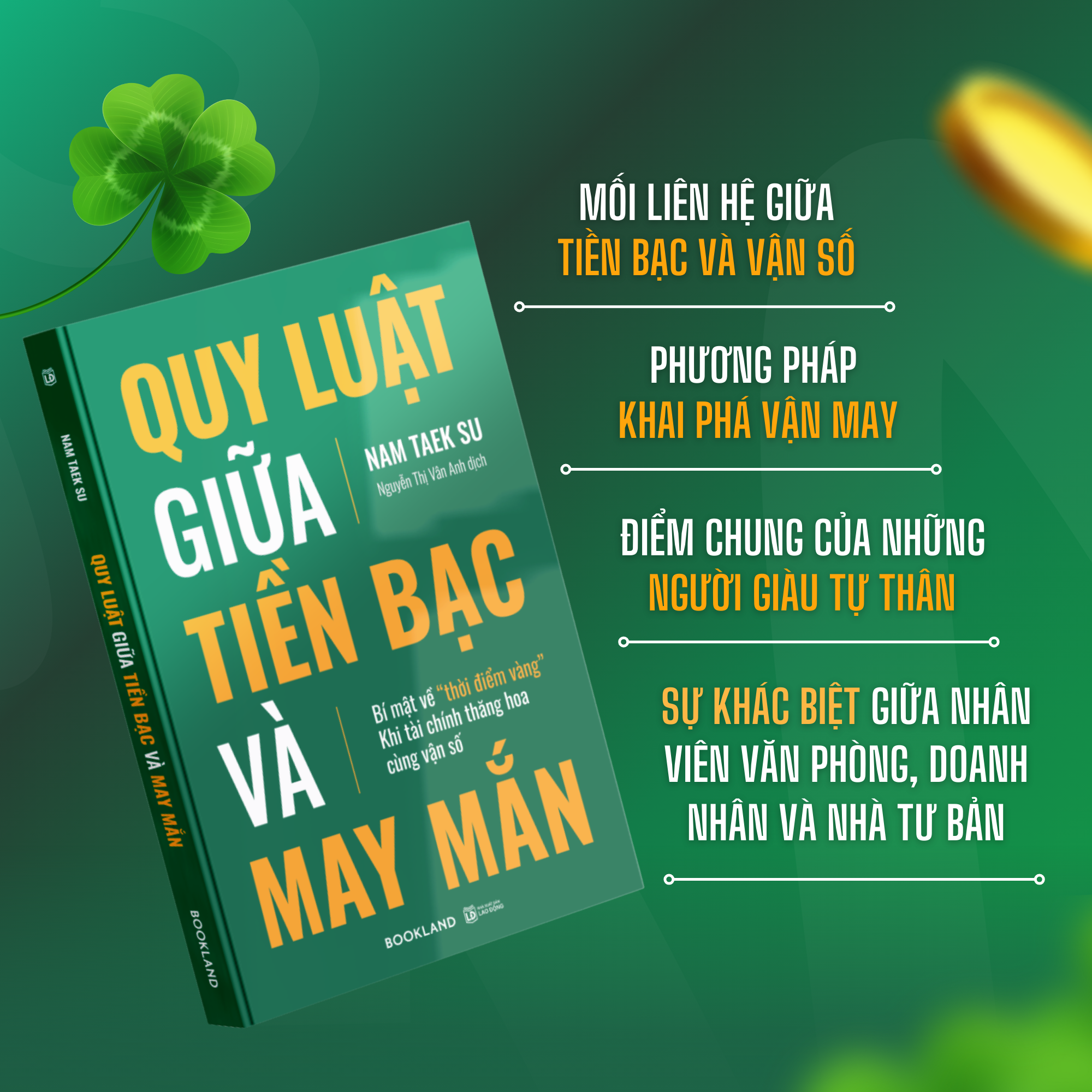 Sách Quy Luật Giữa Tiền Bạc Và May Mắn