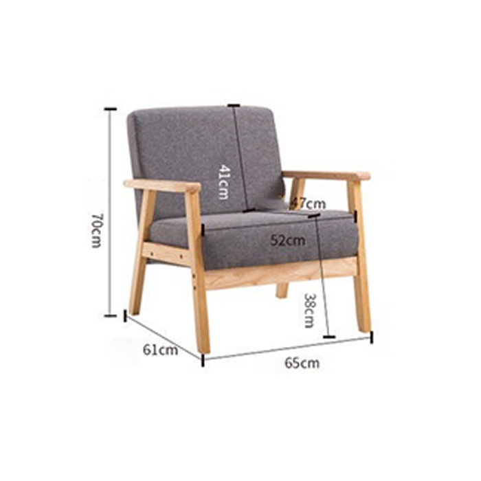 Ghế sofa đơn, ghế sofa, ghế phòng khách GSF002-N