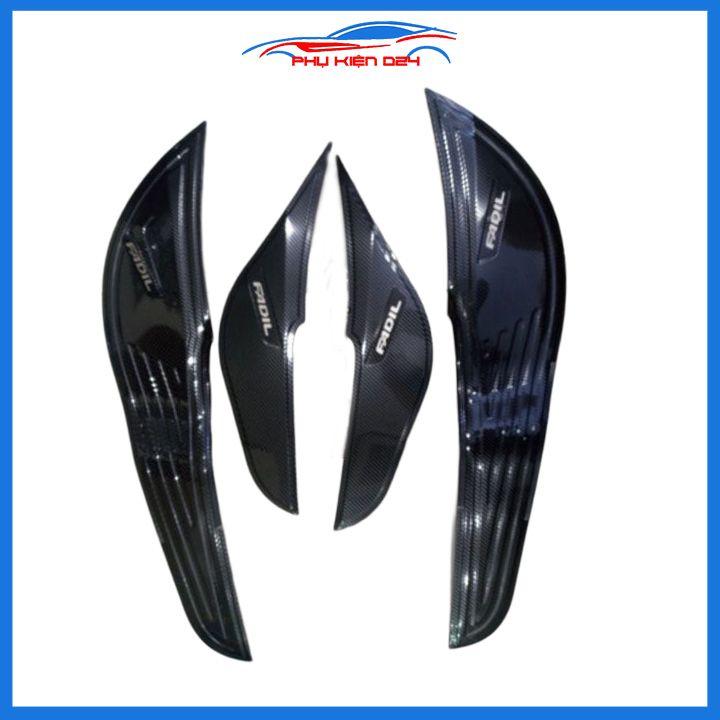 Bộ ốp tapli Fadil 2019-2020-2021-2022 vân Titan chống xước va đập khi mở cửa và làm đẹp xe