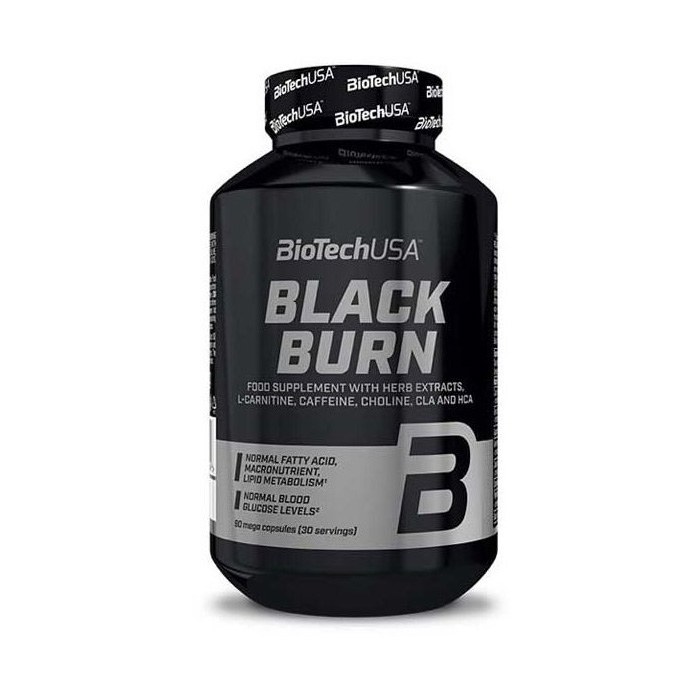 Viên Uống Hỗ Trợ Đốt Mỡ Black Burn BiotechUSA Hộp 90 Viên