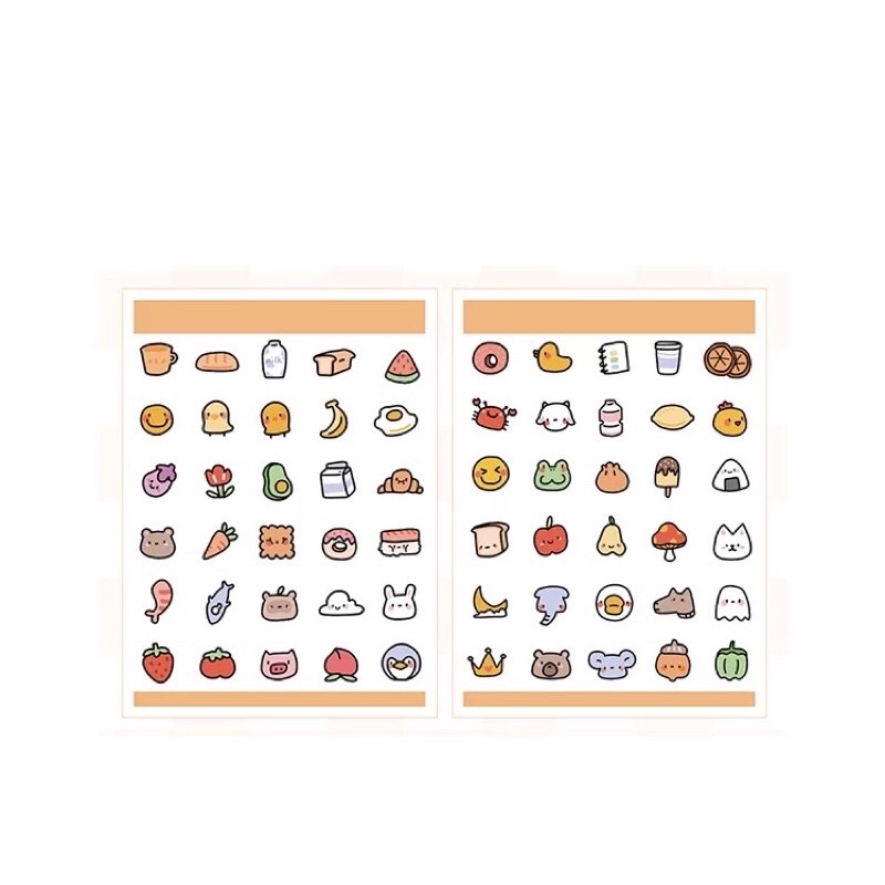 Miếng stickers phong cách Hàn siêu dễ thương