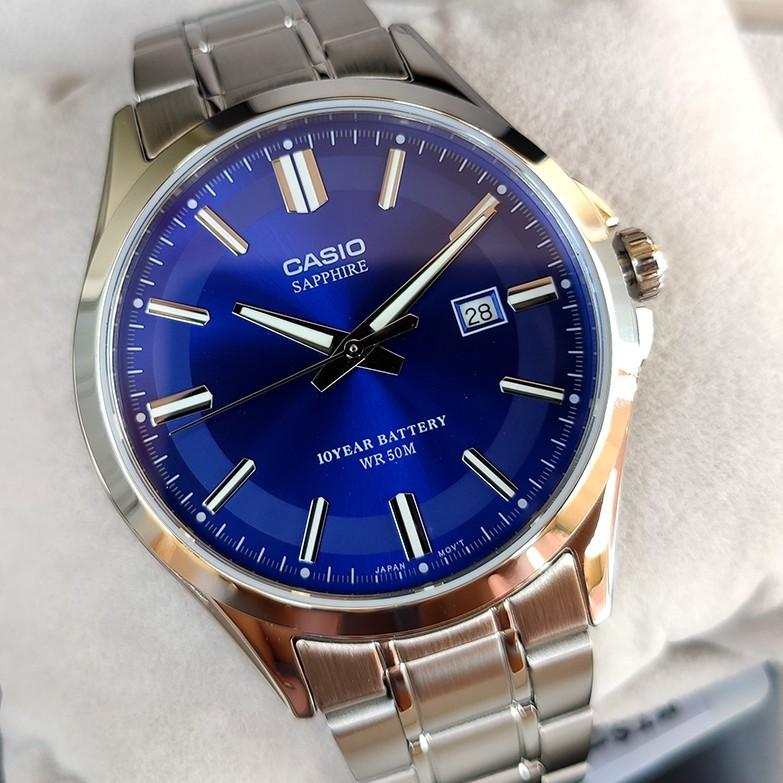Đồng hồ nam dây kim loại Casio Standard chính hãng MTS-100D-2AVDF