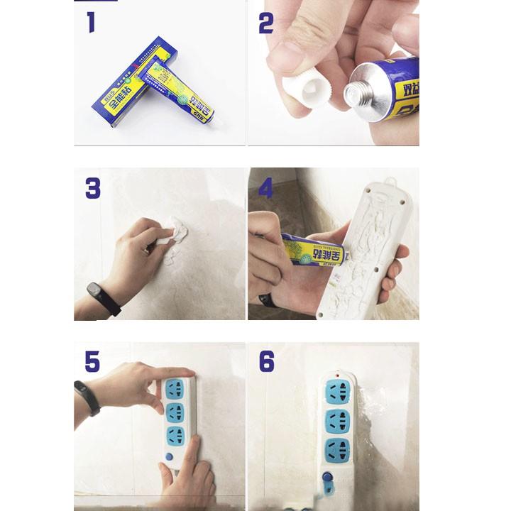 Keo Dán Đa Năng Universal Glue 60Gram Dán Trên Mọi Chất Liệu - Không Cần Phải Sử Dụng Khoan Hay Đóng Đóng Đinh Lên Tường