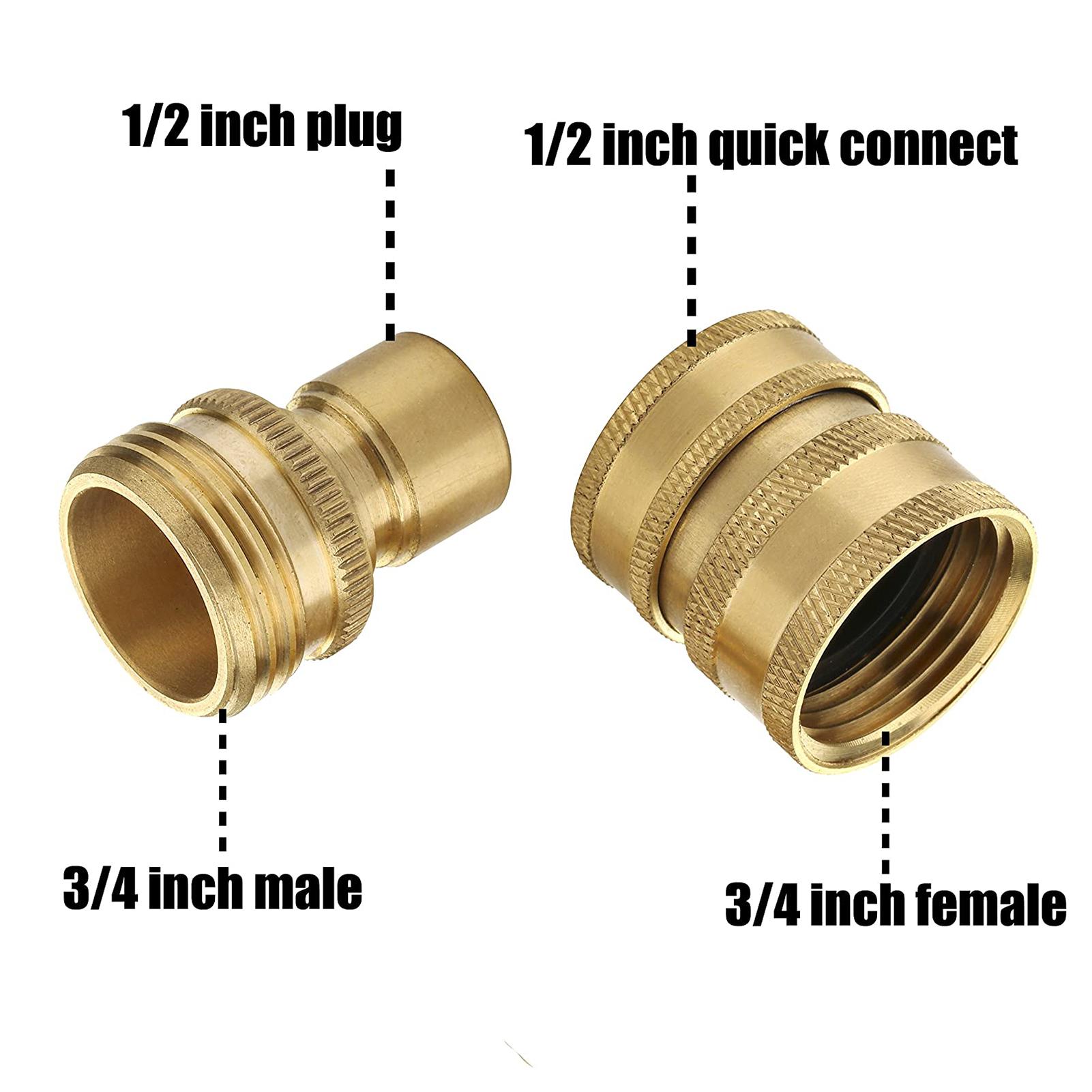 8Pcs High Pressure Cleaning Machine Adapters Quick Coupling Kit Sprayer Washer Adapter Set