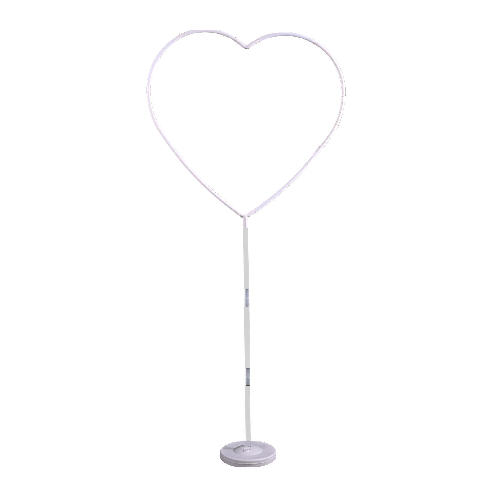 Balloon Arch Column Stand Kit DIY Heart Balloon Shape for Baby Shower Decor