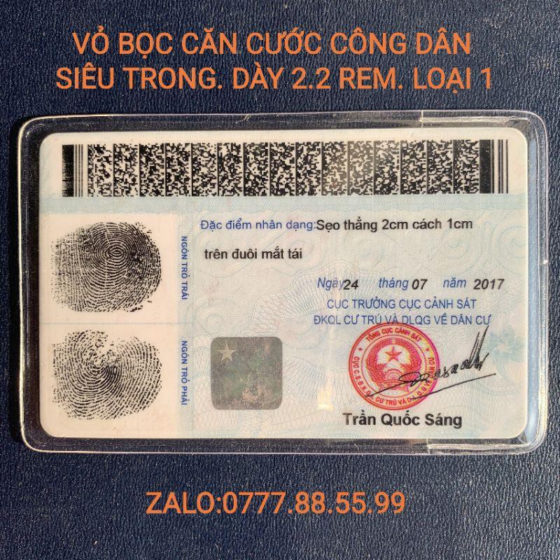 Bao Vỏ Căn Cước ATM, thẻ bảo hiểm xe máy, BHYT, bằng lái xe, thẻ ATM nhựa PVC siêu trong siêu dẻo