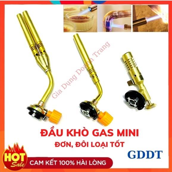 Đầu khò ga mini, Đèn khò gas mini ống đôi và đơn (Loại tốt)