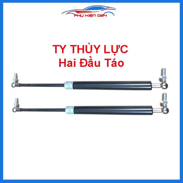 Bộ 2 ty cốp ô tô thanh thủy lực chống cửa chiều dài 72cm chịu tải 45kg-450N đầu kết nối đa dạng