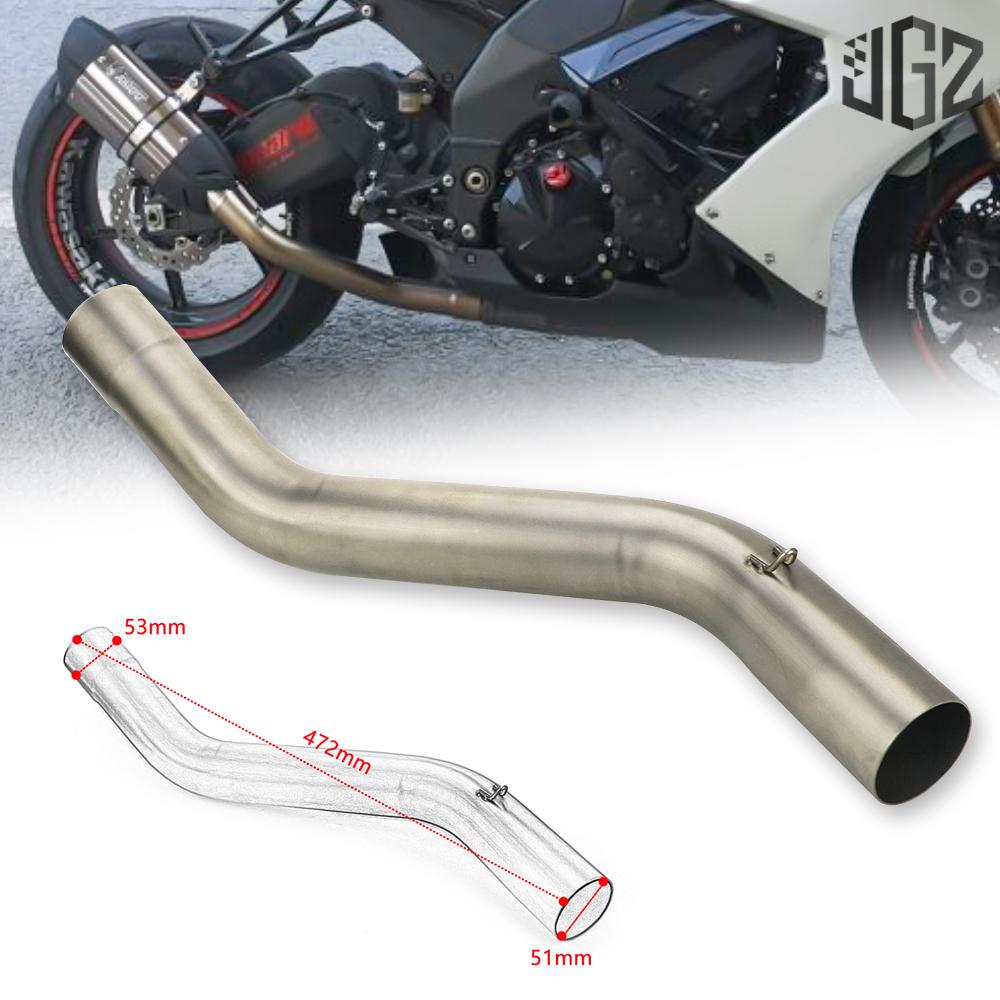 Ống Xả Bằng Thép Không Gỉ Cho Xe Kawasaki Zx-10 Zx10 2008 2009 2010