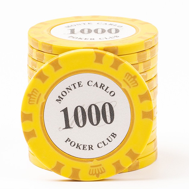 Combo 10 Chip Poker  Phỉnh Poker Có Số Cao Cấp