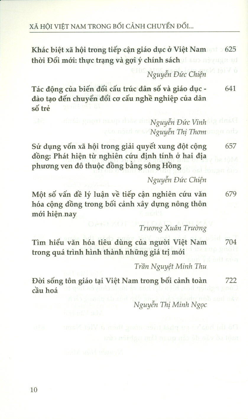 Xã Hội Việt Nam Trong Bối Cảnh Chuyển Đổi - Những Nghiên Cứu Từ Tiếp Cận Xã Hội Khoa Học - Đồng chủ biên: Nguyễn Đức Vinh, Đặng Nguyên Anh