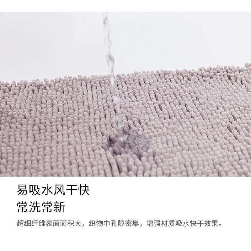 Chenille thảm cửa thảm cửa phòng tắm thảm chống trượt thấm nước thảm phòng ngủ phòng bếp thảm cửa nhà bếp.