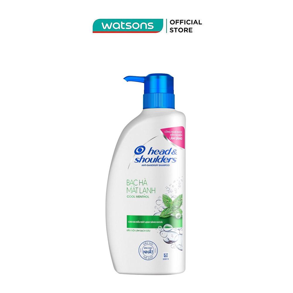 Dầu Gội Head &amp; Shoulders Bạc Hà Mát Lạnh Cool Menthol Anti-Dandruff Shampoo 625ml