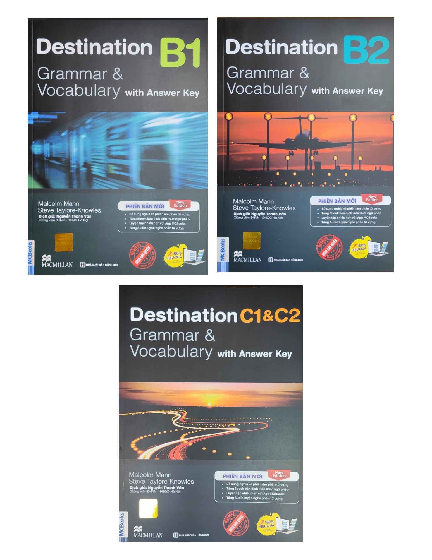 Combo 3 cuốn Sách tiếng anh: Destination B1+B2 +C1C2