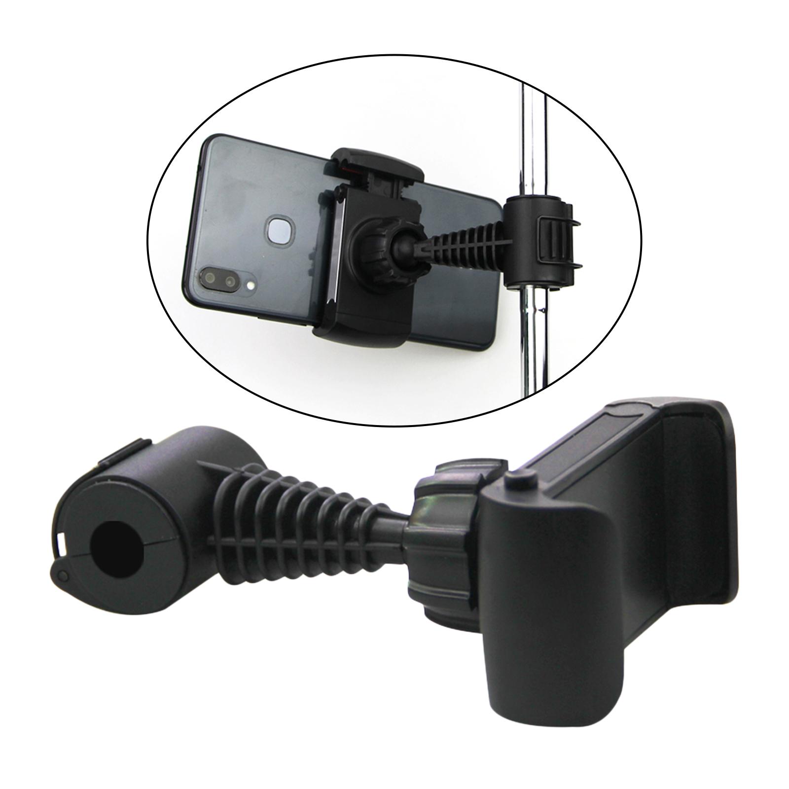 Universal Golf Cell Phone Camera Holder Clip Record Golf Swing Training Aid Easy to Set Up, 360 Degree Rotatable