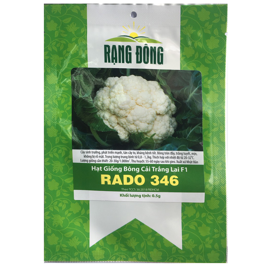 Hạt Giống Bông Cải Trắng Lai F1 Rado 346