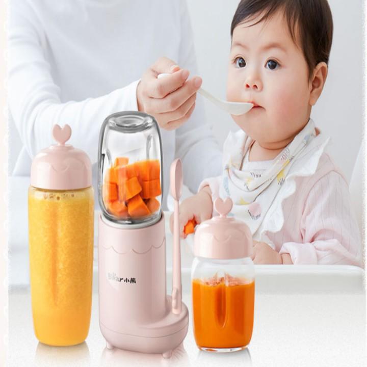 MÁY XAY 3 CỐC THỦY TINH BEAR 300ML 200W