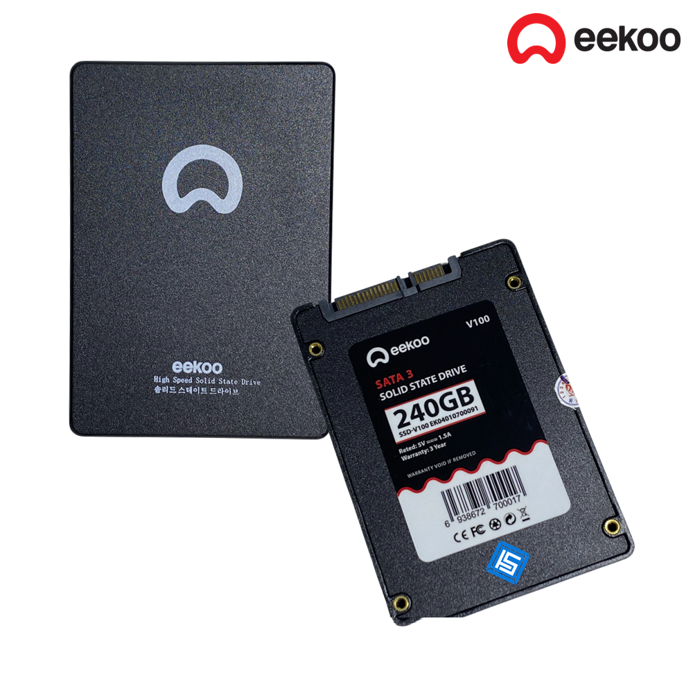 Ổ cứng SSD 240Gb EEKOO Sata III, 6 Gb/s, 2&quot;5 Inch , Công nghệ 3D MLC NAND, Hàng nhập khẩu