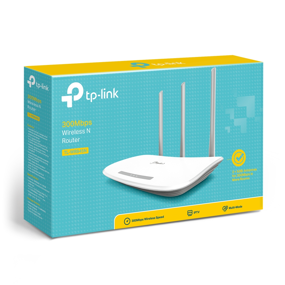 Hình ảnh Router WiFi Tp-Link WR845N Chuẩn N 300Mbps - Hàng Chính Hãng