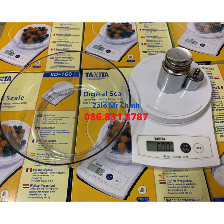 Cân Điện Tử Mini Nhà Bếp 2kg/1g TANITA KD160 JAPAN