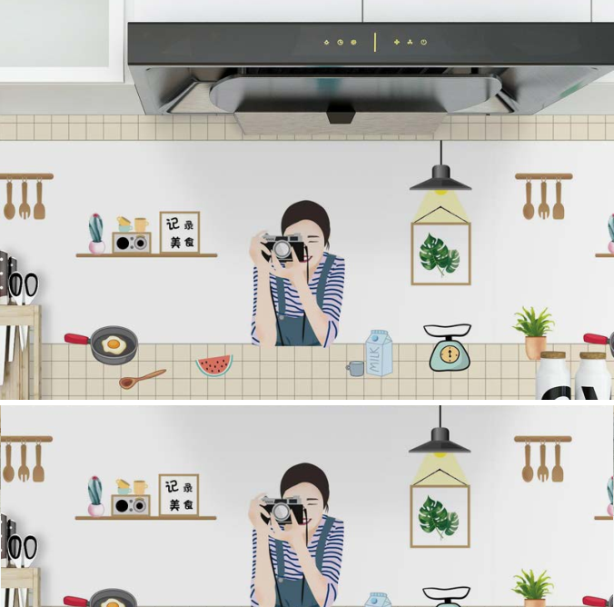 5M GIẤY DECAL DÁN BẾP TRÁNG NHÔM CÁCH NHIỆT KEO SẴN KHỔ 60CM MẪU VÂN ĐÁ MỚI NHẤT DB023 BẾP VUI NHỘN