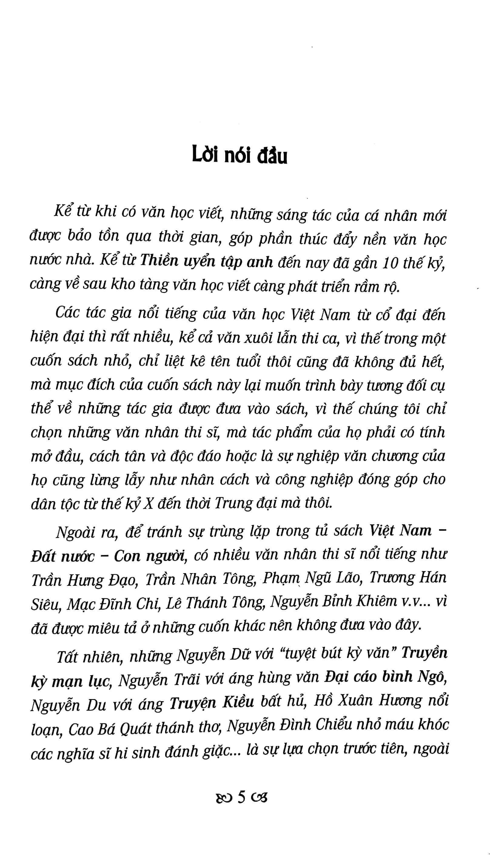 Việt Nam Đất Nước-Con Người - Các Bậc Văn Nhân Trong Lịch Sử Việt Nam