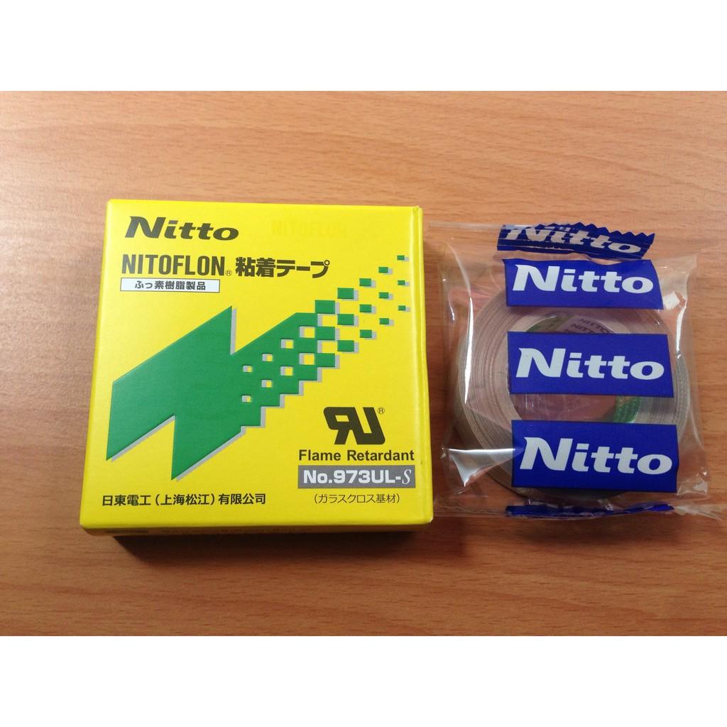 Băng keo chịu nhiệt Nitto 0.13mm*13mm*10m