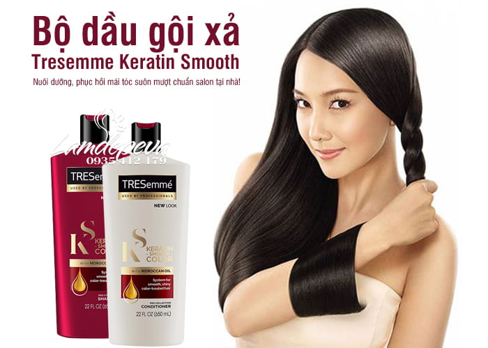 Dầu gội chuyên nghiệp TRESemme dành cho tóc nhuộm 650ml - USA