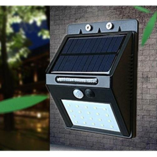 Combo 2 Đèn led năng lượng mặt trời có cảm biến chuyển động 20 LED