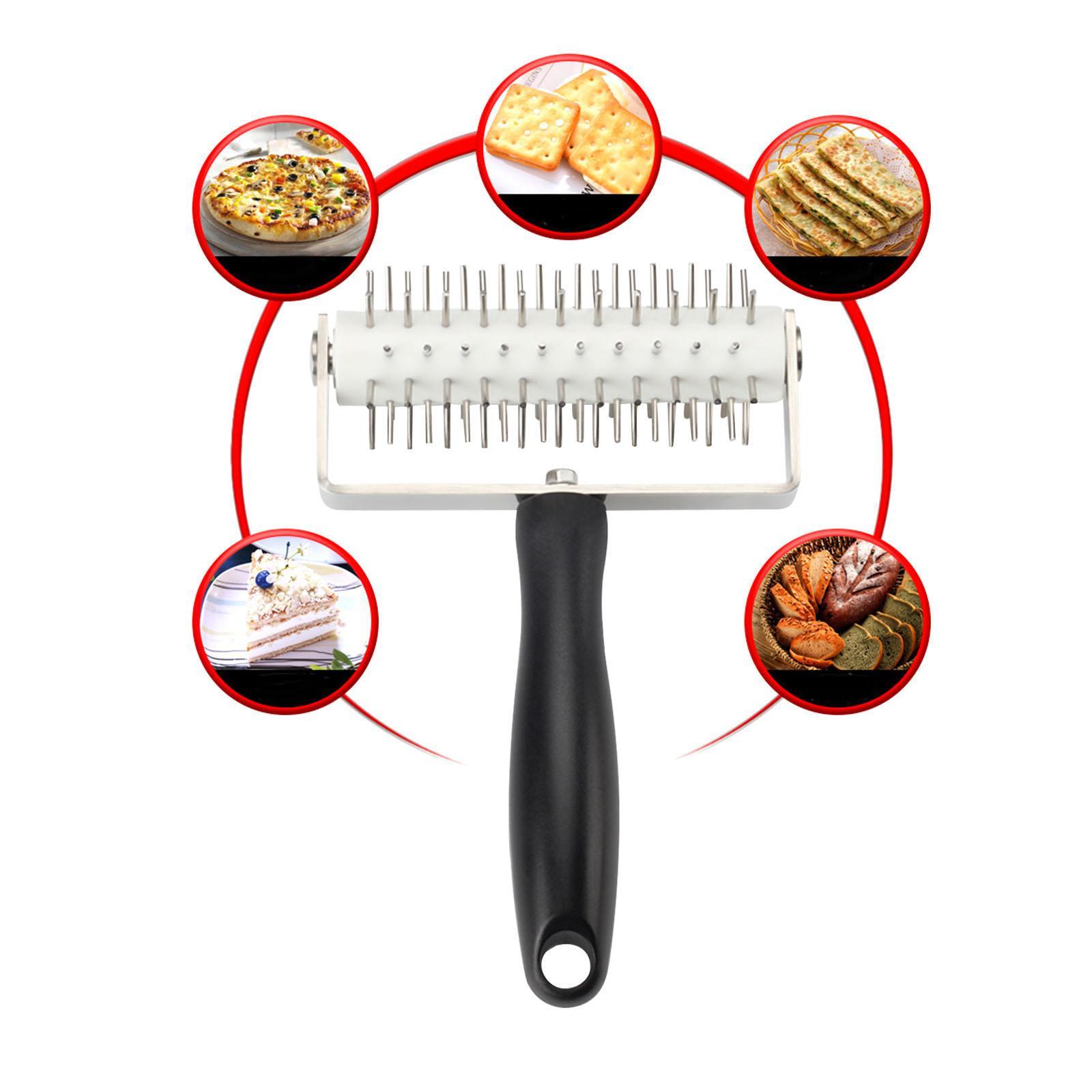 Pizza Roller Pin Wheel hole puncher Pizza Wheel for Cookie Kitchen Gadgets