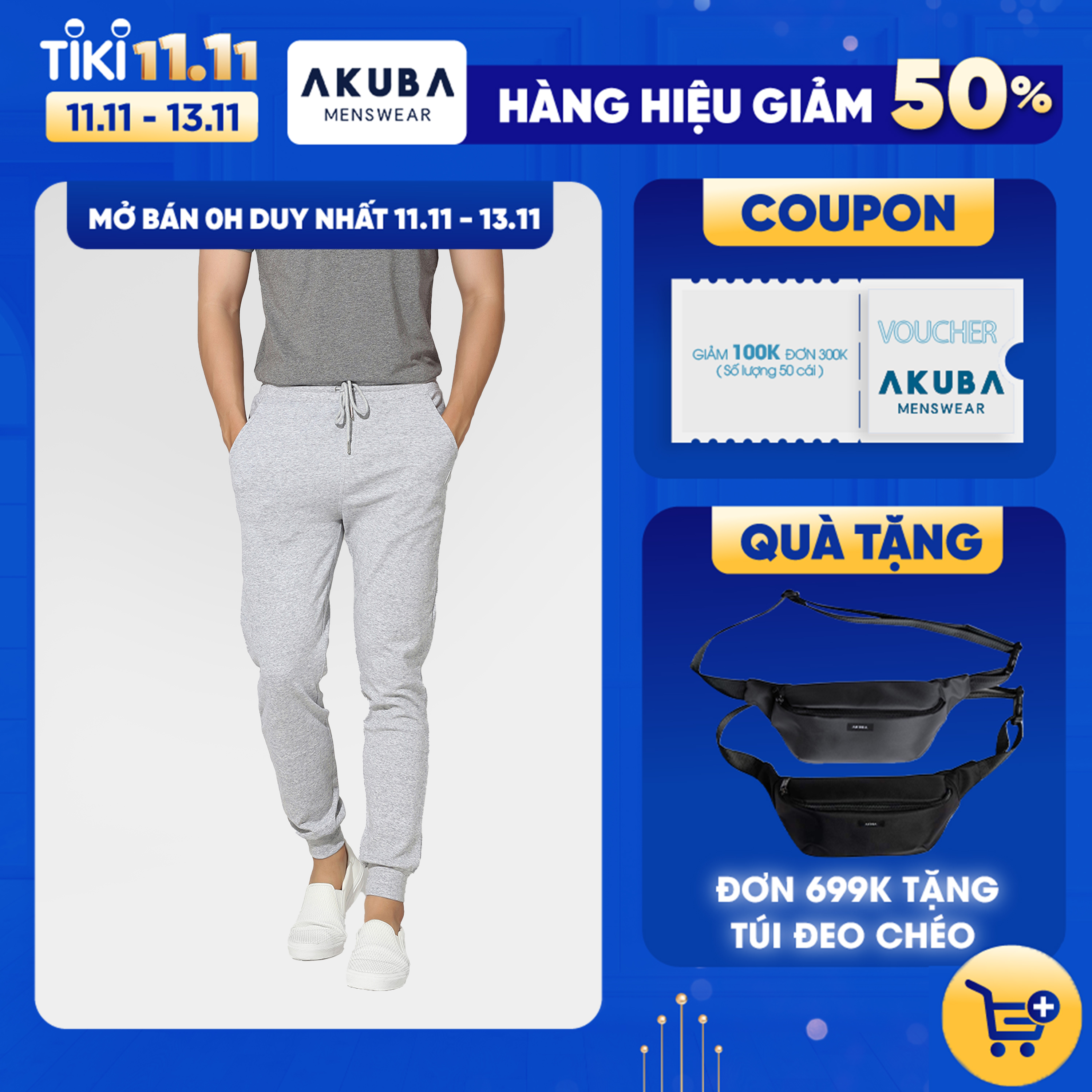 Quần Thun Dài Thời Trang Nam Akuba | 010395