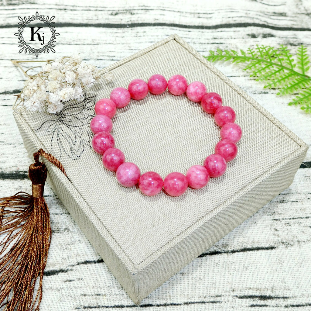 Vòng Tay Tỳ Hưu Bạc Mạ Vàng 24K Đá Hồng Ngọc Ấn Độ Kim Tiền Jewelry - Hợp Mệnh Hỏa, Mệnh Thổ - Hút Tài Hút Lộc - Mang Đến Vượng Khí - Tặng Kèm Dây, Đá Dự Phòng