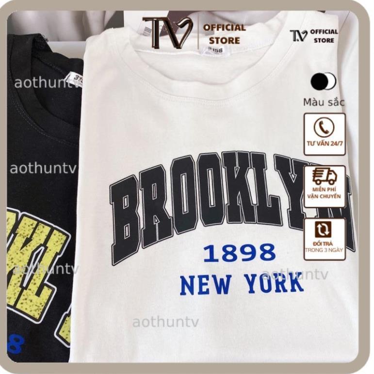 Áo phông 3158 ,áo thun nữ form rộng chất cotton in chữ new york