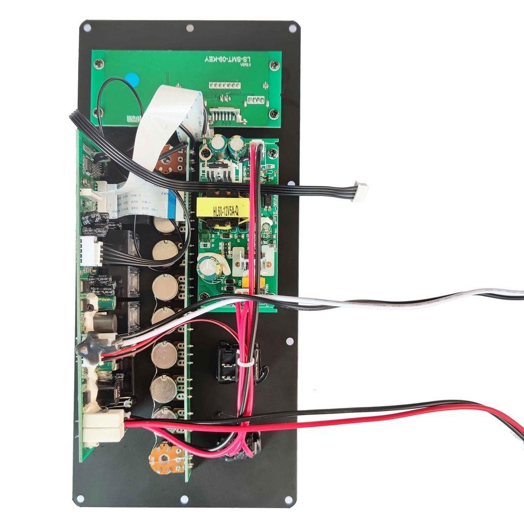 Bảng Mạch Khuếch Đại Âm Thanh Kỹ Thuật Số 12/220V 120W Cho Loa 8-12 Inch Kèm Micro