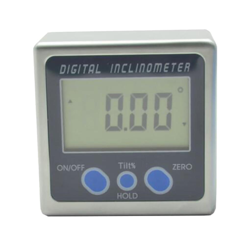 Digital Angle Gauge Protractor Bevel Box Magnetic Inclinometer Measure 0-360°
