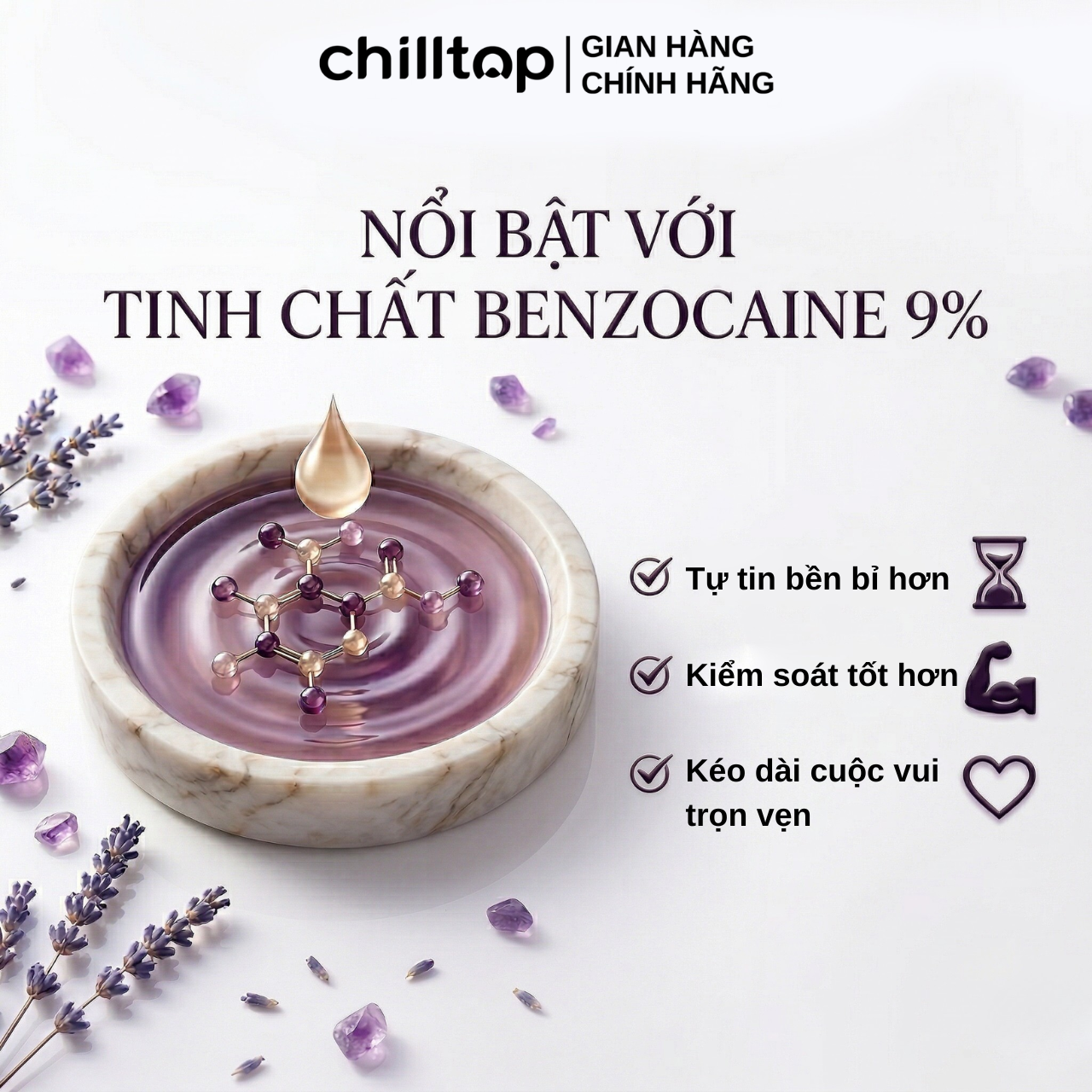 Bao cao su Gân Gai Chilltop Pleasure Dots Hộp 10 Bao