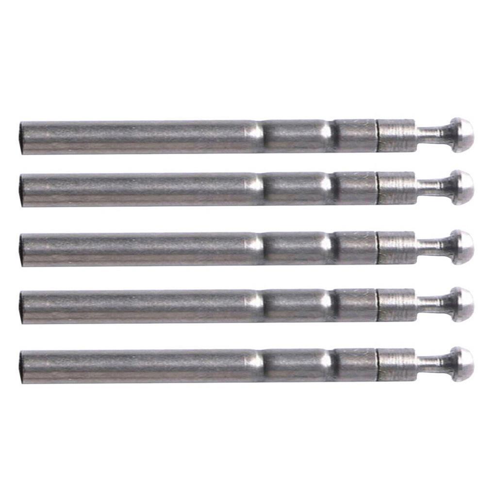 2x5 Pieces Stainless Steel Swivel Rod Tip Swivel Inner Diameter 0.7mm