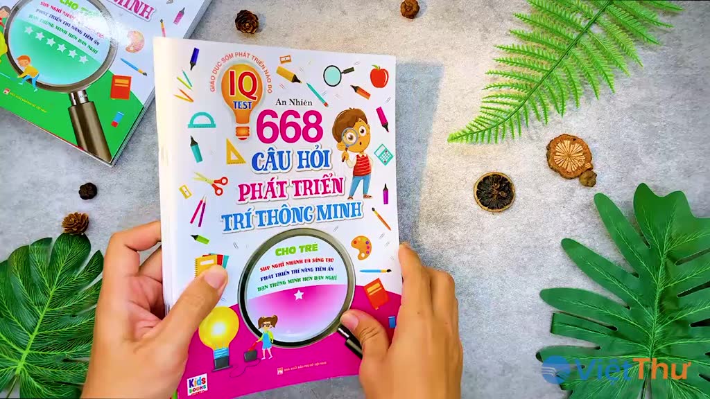 Phát Triển Trí Tuệ IO - Trọn Bộ 6 Quyển 668 Câu Hỏi Phát Triển Trí Thông Minh Cho Trẻ -