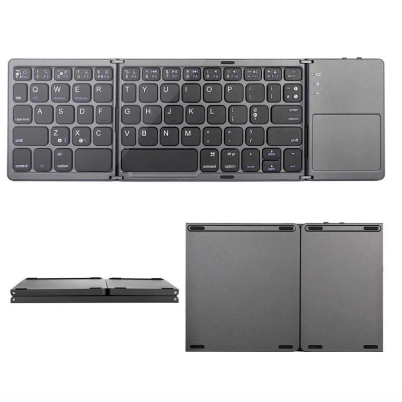 Bàn Phím BlueTooth Gấp Gọn Có TouchPad Foldable Keyboard With TouchPad cao cấp